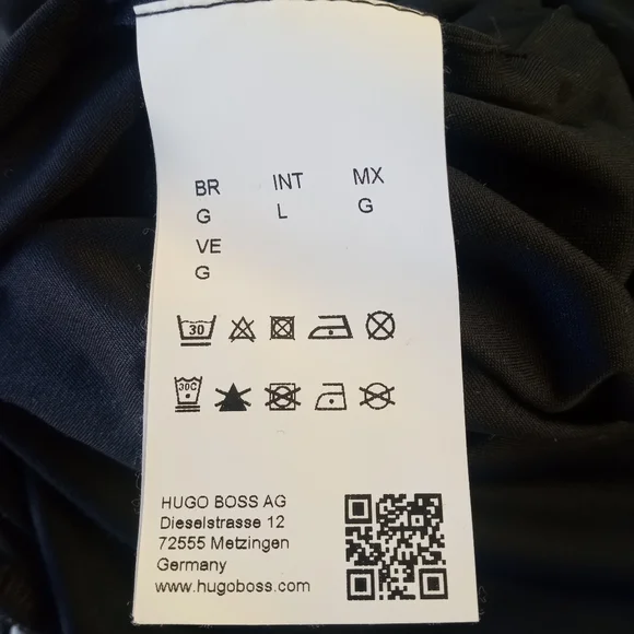 BOSS HUGO BOSS "Enedita" Mosaic Faux Wrap Dress | L - Picture 11 of 12